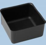 ESD drawer insert, black, (L x W x D) 40 x 40 x 20 mm, C-196 934