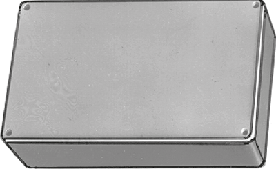 Die-cast aluminum RF enclosure, (L x W x H) 111 x 27 x 27 mm, natural, IP54, 27134PSLA