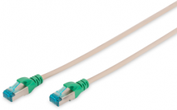 Crossover patch cable, RJ45 plug, straight to RJ45 plug, straight, Cat 5e, F/UTP, PVC, 10 m, gray