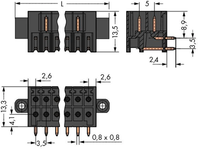 713-1435/117-000 WAGO PCB Connection Systems Image 2