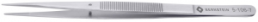 Anatomical tweezers, uninsulated, antimagnetic, stainless steel, 155 mm, 5-106-7