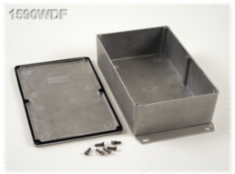 Aluminum die cast enclosure, (L x W x H) 187 x 119 x 56 mm, natural, IP65, 1590WDF