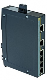 Ethernet switch, unmanaged, 6 ports, 1 Gbit/s, 24-48 VDC, 24034060010