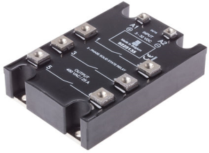 Solid state relay, 3-32 VDC, momentary switching, 48-480 VAC, 45 A, PCB mounting, 5790 9583 113