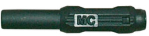 1.5 mm plug, solder/crimp connection, 0.25-0.5 mm², black, 65.3339-21