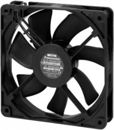 DC axial fan, 12 V, 120 x 120 x 25 mm, 80.4 m³/h, 31.5 dB, ball bearing, Panasonic, ASFP14371
