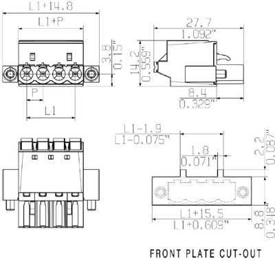 1017260000 Weidmüller PCB Connection Systems Image 3