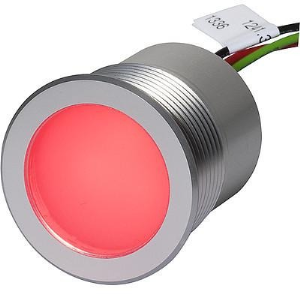 LED signal light, red/green, Mounting Ø 30.1 mm, LED number: 1