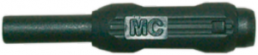1.5 mm socket, solder connection, 0.25-0.5 mm², black, 65.3322-21