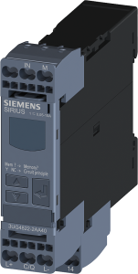 Current monitoring relay, digital, current monitoring, for IO -Link, 0.05-10 A, 1 Form C (NO/NC), 24 V (DC), 5 Ω, 5 A, 3UG4822-2AA40