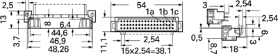 09231326922 Harting DIN PCB Connectors Image 2