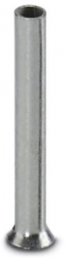 Uninsulated Wire end ferrule, 0.5 mm², 10 mm long, DIN 46228/1, silver, 3202494