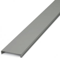 Cover profile, (L x W x H) 2000 x 40 x 14.4 mm, PVC, gray, 3240286