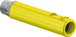 4 mm screw-in adapter, screw connection, yellow, 23.1034-24