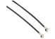 Coaxial Cable, AMMC plug (angled) to AMMC plug (angled), 50 Ω, 0.81 mm micro cable, 250 mm