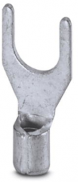 Uninsulated forked cable lug, 1.5-2.5 mm², AWG 16 to 14, M5, metal