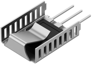 Clip-on heatsink, 31 x 23 x 9 mm, 19.6 K/W, solderable surface