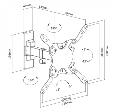 ICA-PLB-400STY EFB-Elektronik Monitor mount Image 2