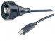 USB 2.0 Adapter cable, USB plug type A to USB plug type B, 2 m, black