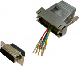 Adapter, D-Sub plug, 15 pole to RJ12 socket, 10121117