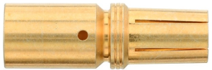 Receptacle, 25 mm², AWG 4, crimp connection, gold-plated, 09112006225