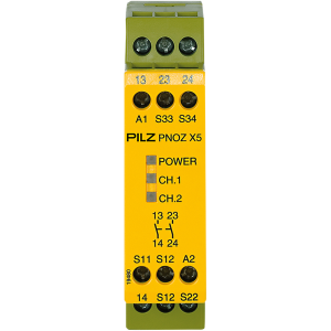 Monitoring relays, safety switching device, 2 Form A (N/O), 6 A, 24 V (DC), 24 V (AC), 774325
