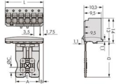 2091-1110 WAGO PCB Connection Systems Image 2