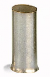 Uninsulated Wire end ferrule, 16 mm², 15 mm long, silver, 216-110