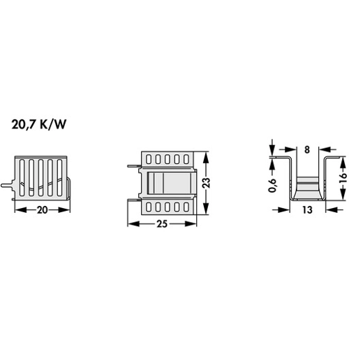 FK 269 MI 220 V Fischer Elektronik Heat Sinks Image 2