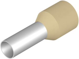 Insulated Wire end ferrule, 10 mm², 22 mm/12 mm long, DIN 46228/4, ivory, 9203620000