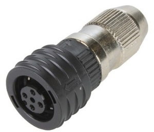 Socket, M12, 3 pole, Outer Push-Pull, straight, 21031112315