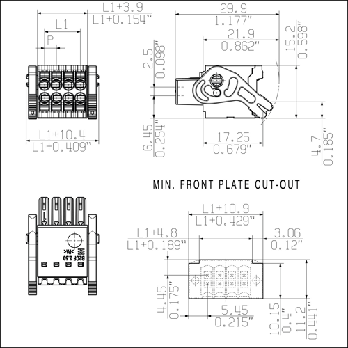 2558810000 Weidmüller PCB Connection Systems Image 3