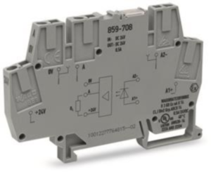 Optocoupler terminal block, Cage clamp connection