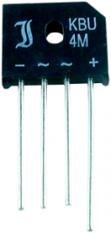 LGE bridge rectifier, 560 V, 4 A, SIL, KBU4K