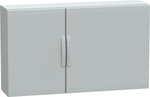 Control cabinet, (H x W x D) 750 x 1250 x 320 mm, IP65, polyester, light gray, NSYPLA7123G