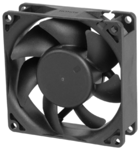 AC axial fan, 230 V, 80 x 80 x 25 mm, 67 m³/h, 33 dB, vapo, SUNON, MA 2082-HVL.GN