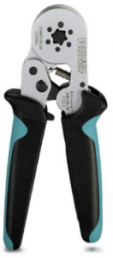 Crimping pliers for wire end ferrules, 0.14-6.0 mm², AWG 26-10, Phoenix Contact, 1212046