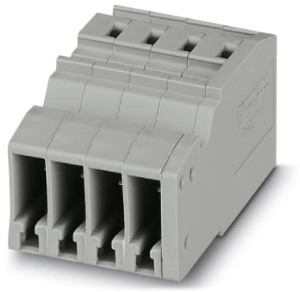 COMBI jack, plug-in connection, 0.08-4.0 mm², 4 pole, 24 A, 6 kV, gray, 3042272