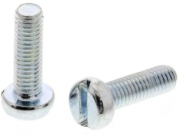 Cylinder head screw, slotted, M2.5, 16 mm, steel