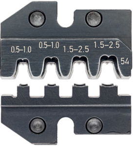 Crimping die for Module plug, 0.5-2.5 mm², 97 49 54