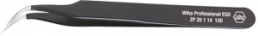 ESD precision tweezers, uninsulated, antimagnetic, Chrome-nickel-stainless steel, 120 mm, ZP20114120