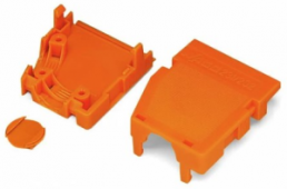 Strain relief housing for PCB connector, 232-685