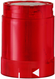Led flashlight element, Ø 52 mm, red, 24 VDC, IP54
