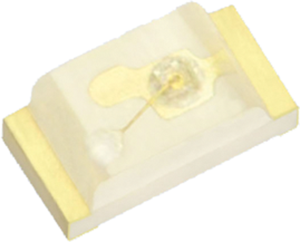 LED, SMD, 0603, yellow, 590 nm, 0.08 to 0.15 cd, 120°, KP-1608SYCK