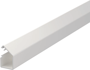 Mini cable duct, (L x W x H) 2000 x 12.5 x 12.5 mm, PVC, white, 6150284