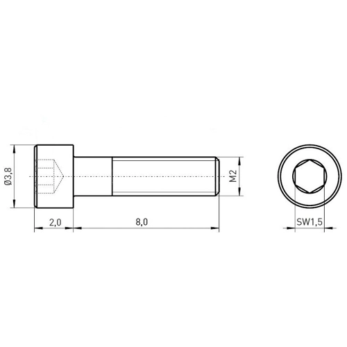 001.16.132 Ettinger Screws, Threaded Rods Image 2