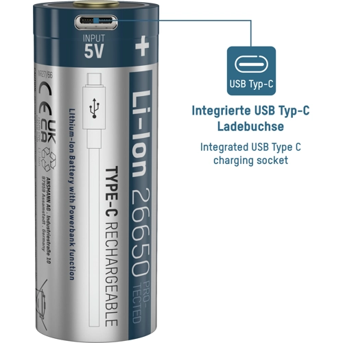 1307-0012 Ansmann Round Cell Batteries, 9V Block Batteries Image 5