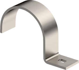 Mounting clamp, max. bundle Ø 32 mm, stainless steel, (L x W x H) 68 x 25 x 30 mm