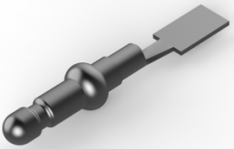 Round plug, Ø 1.47 mm, L 7.87 mm, uninsulated, straight, 641944-1