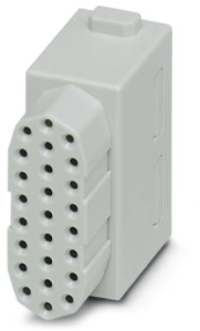 Socket contact insert, 25 pole, unequipped, crimp connection, 1414375
